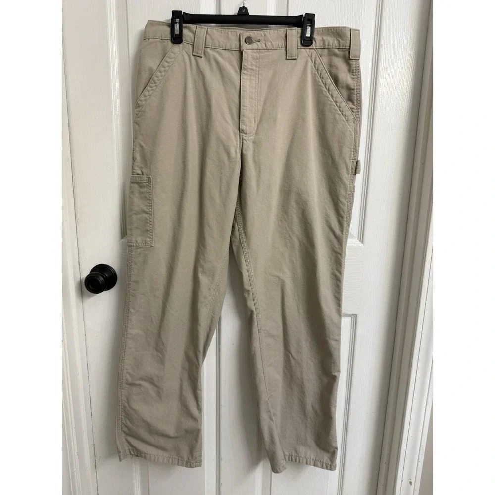 Carhartt Men's 36 x 30 Dungaree Fit Carpenter Pants Utility Cotton Workwear B151